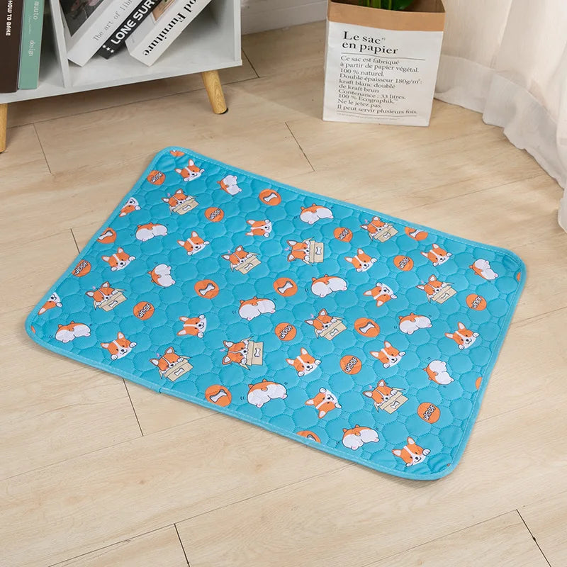 Reusable Absorbent Dog Pee Pad Blanket - Washable Puppy Training Pad and Pet Bed Urine Mat for Car Seat Protection and Pet Care Supplies