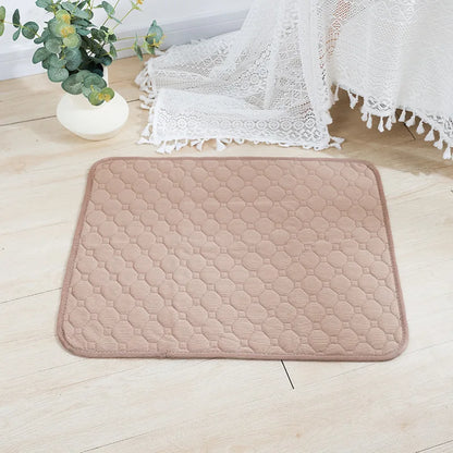 Reusable Absorbent Dog Pee Pad Blanket - Washable Puppy Training Pad and Pet Bed Urine Mat for Car Seat Protection and Pet Care Supplies