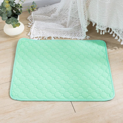 Reusable Absorbent Dog Pee Pad Blanket - Washable Puppy Training Pad and Pet Bed Urine Mat for Car Seat Protection and Pet Care Supplies